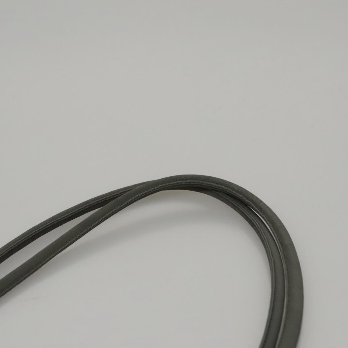 PRADA Tote Bag Nylon Gray Auth bs21296