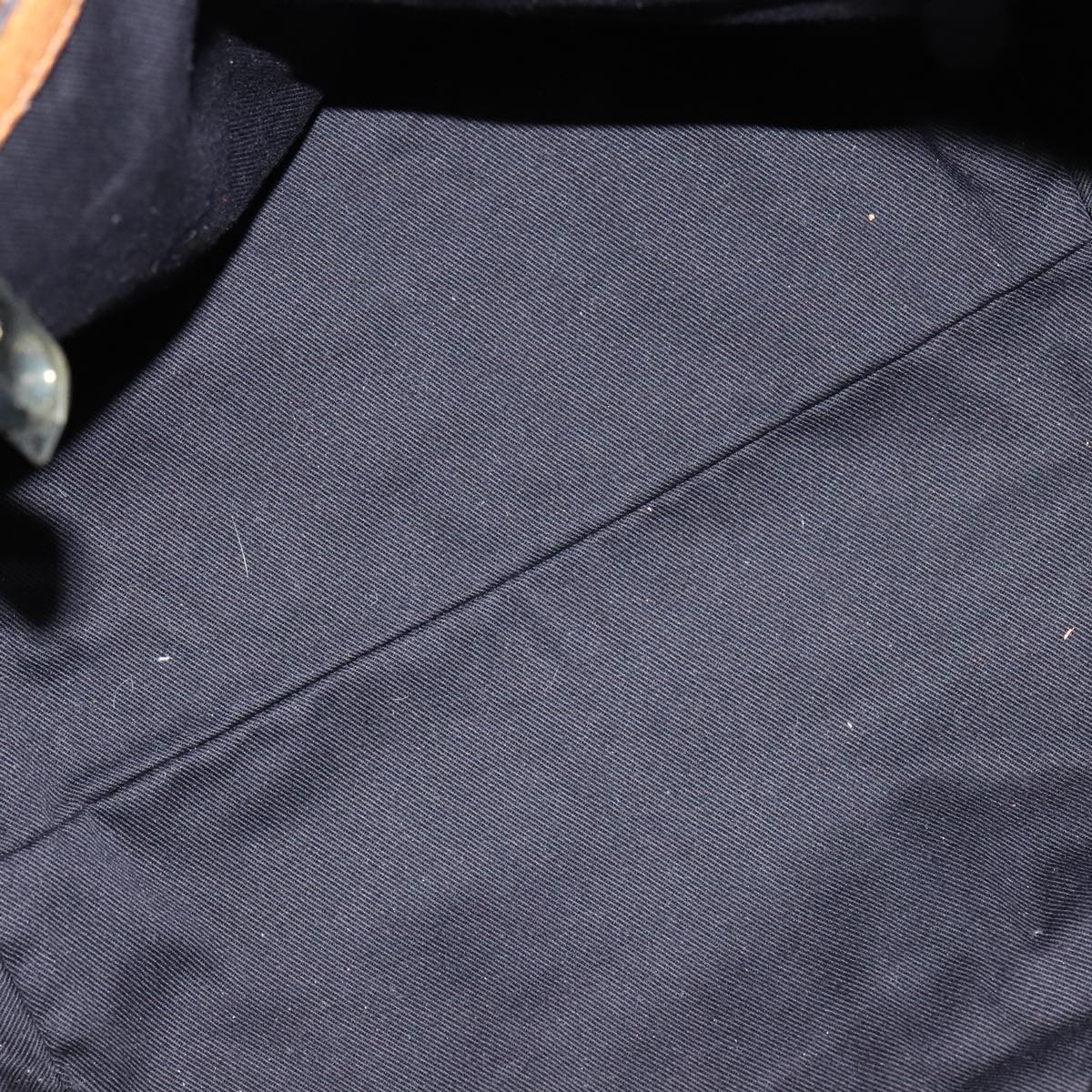 Chloe Etel Hand Bag Leather 2way Brown Gold Auth bs21307