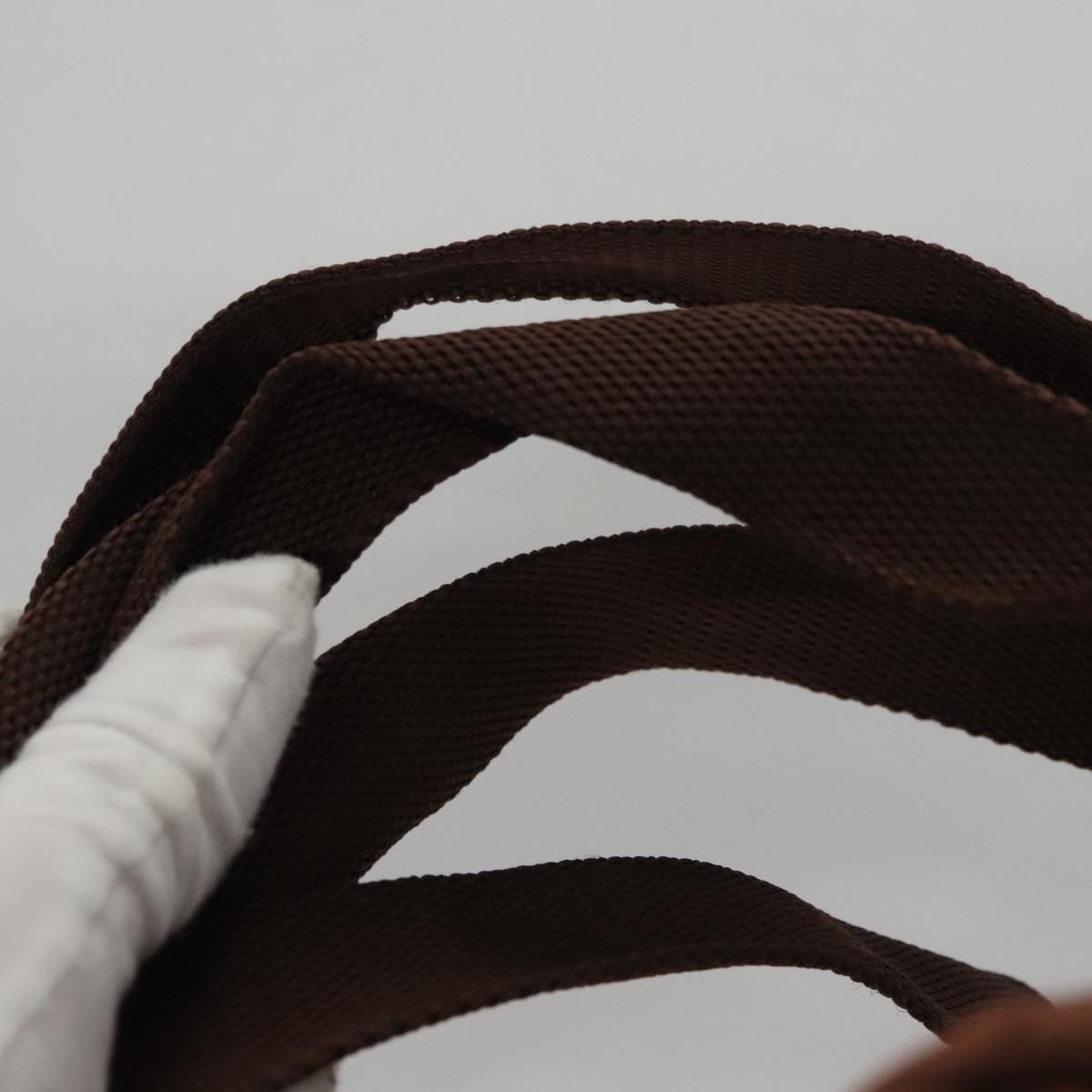 ETRO Paisley Backpack Nylon Brown Gold Auth bs21317