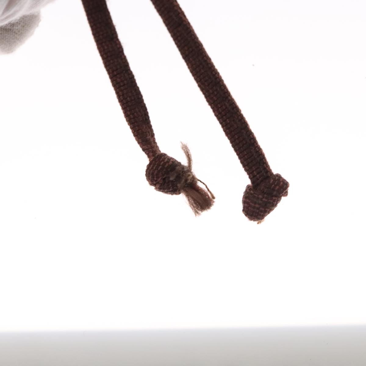 ETRO Paisley Backpack Nylon Brown Gold Auth bs21317