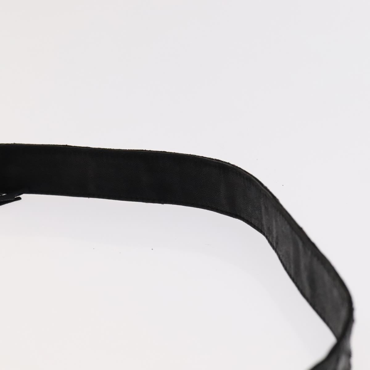 CHANEL Matelasse Shoulder Bag Lamb Skin Gold Black CC Auth bs21318