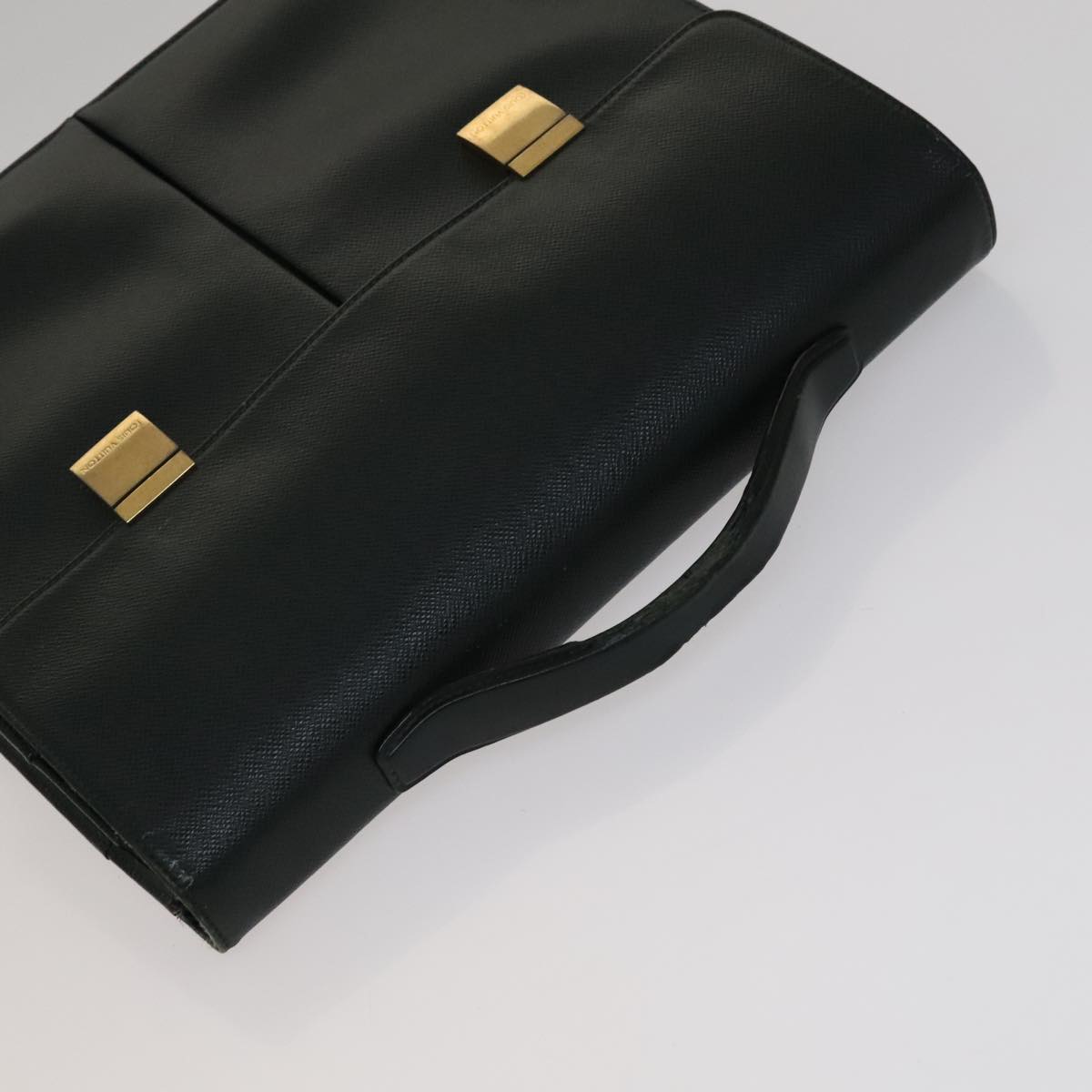LOUIS VUITTON Taiga Serviette Kazan Business Bag Epicea M30804 LV Auth bs21330