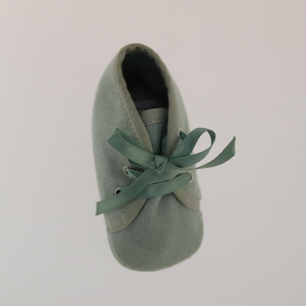 HERMES Baby Shoes Wool Light Blue Auth bs21342