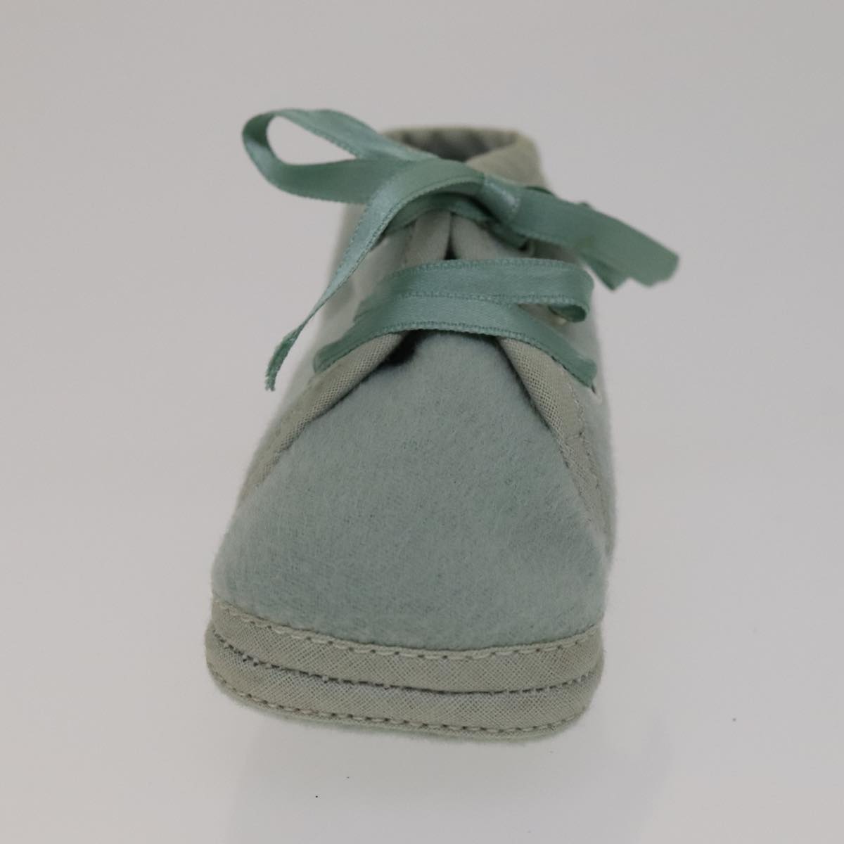 HERMES Baby Shoes Wool Light Blue Auth bs21342