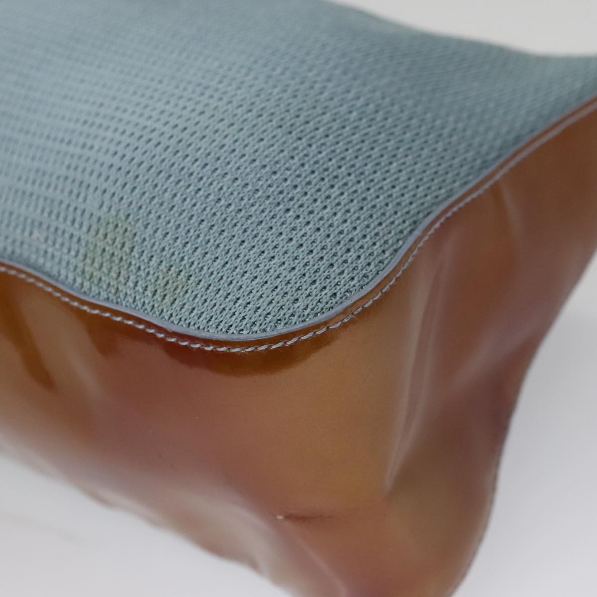 PRADA Sports Shoulder Bag Canvas Blue Auth bs21360