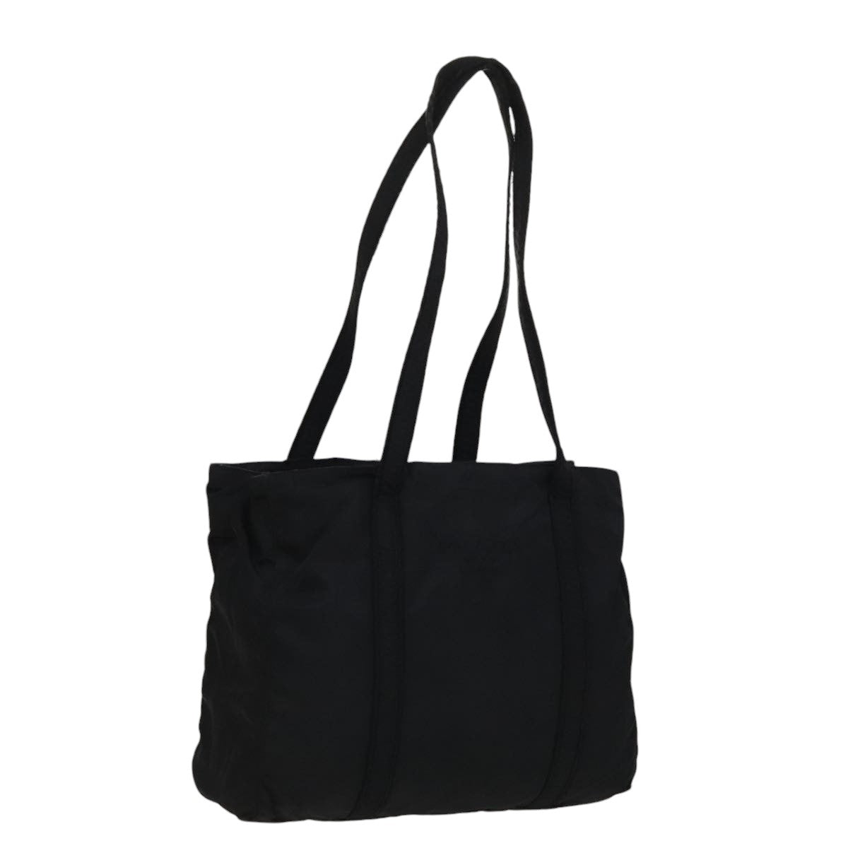 PRADA Tote Bag Nylon Black Auth bs21457