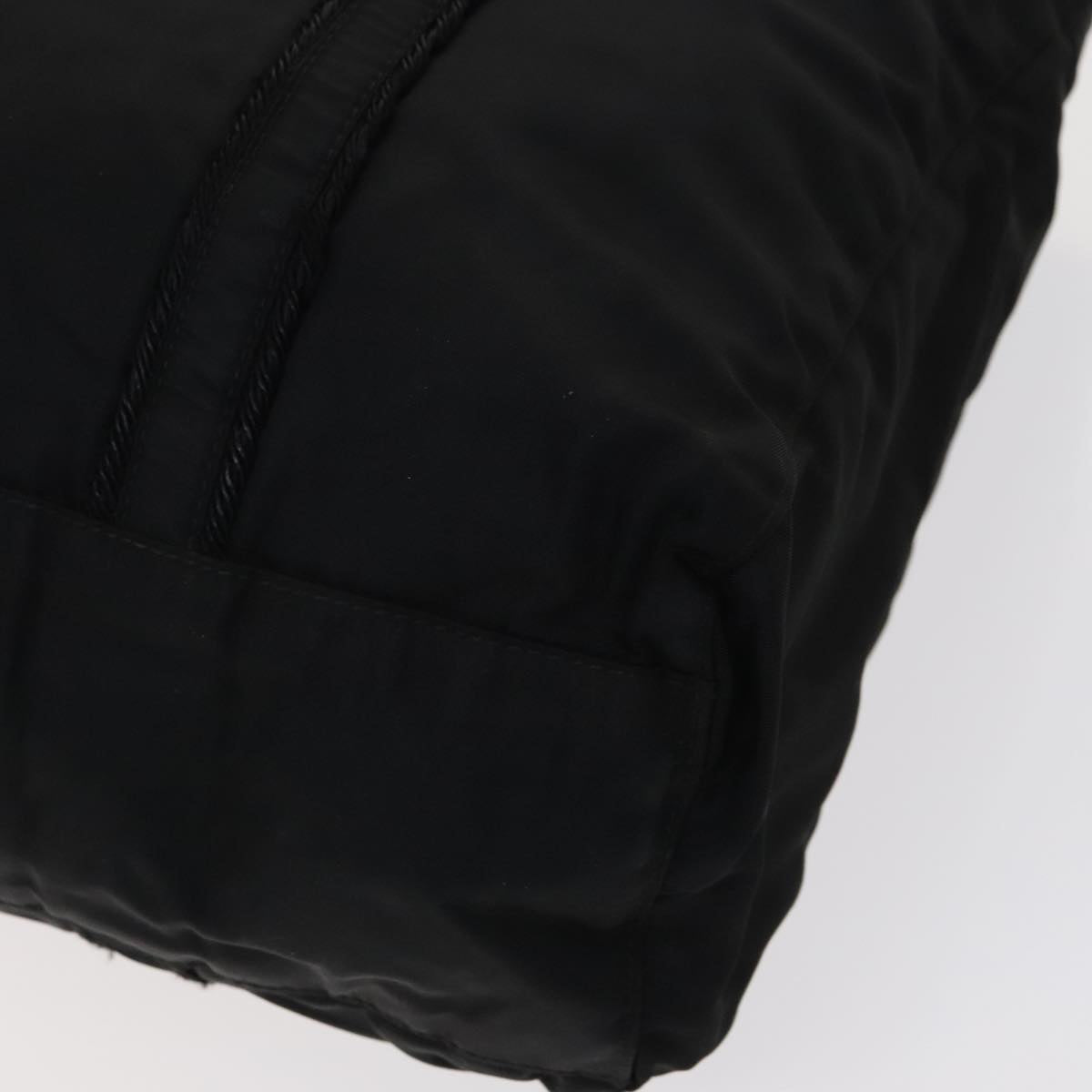 PRADA Tote Bag Nylon Black Auth bs21457