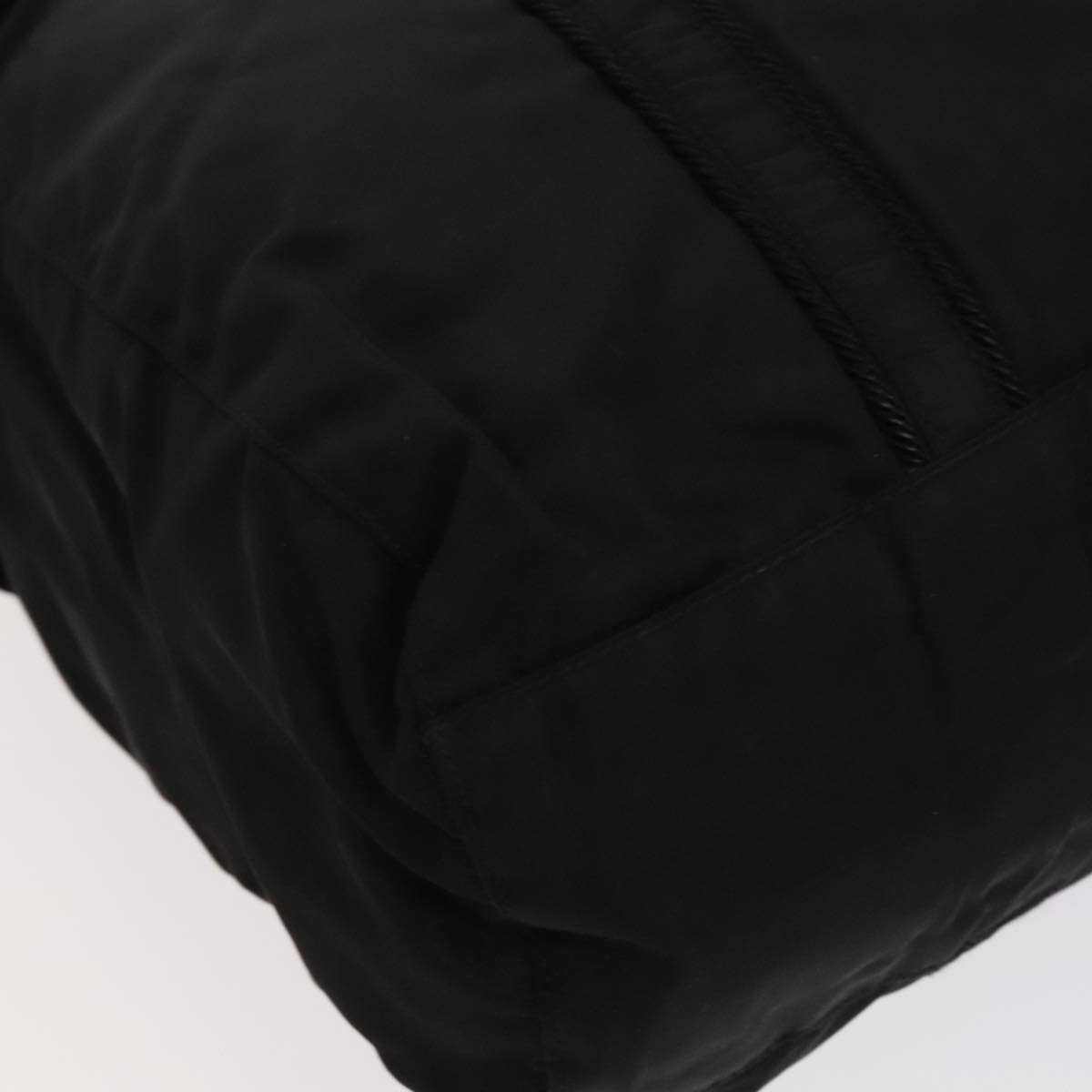PRADA Tote Bag Nylon Black Auth bs21457