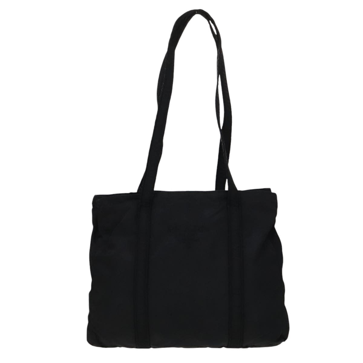 PRADA Tote Bag Nylon Black Auth bs21457