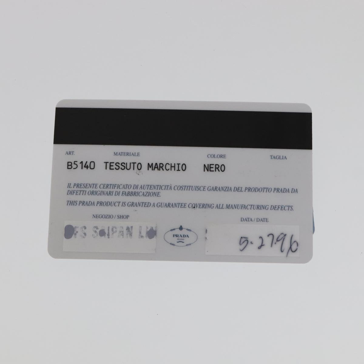 PRADA Tote Bag Nylon Black Auth bs21457