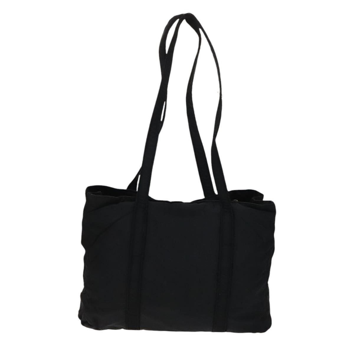 PRADA Tote Bag Nylon Black Auth bs21457