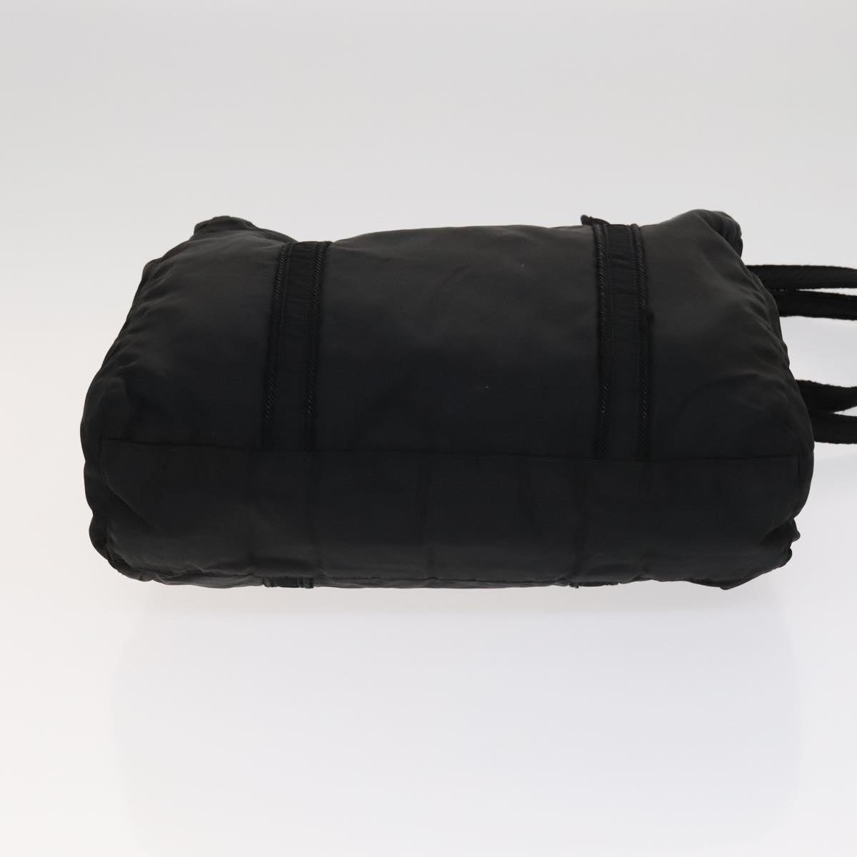 PRADA Tote Bag Nylon Black Auth bs21457