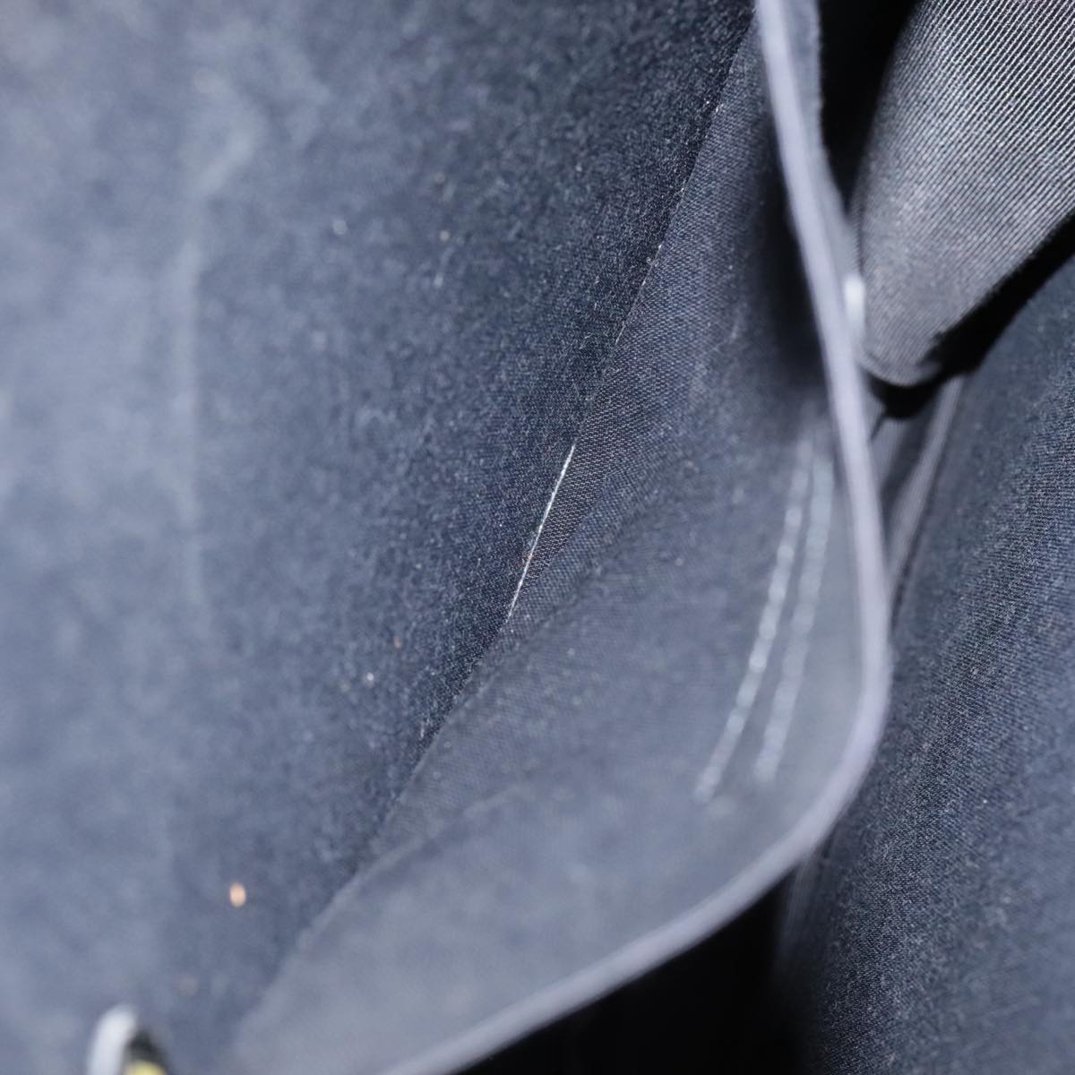 CHANEL Mademoiselle Choco Bar line Tote Bag Leather Red CC Auth bs21462