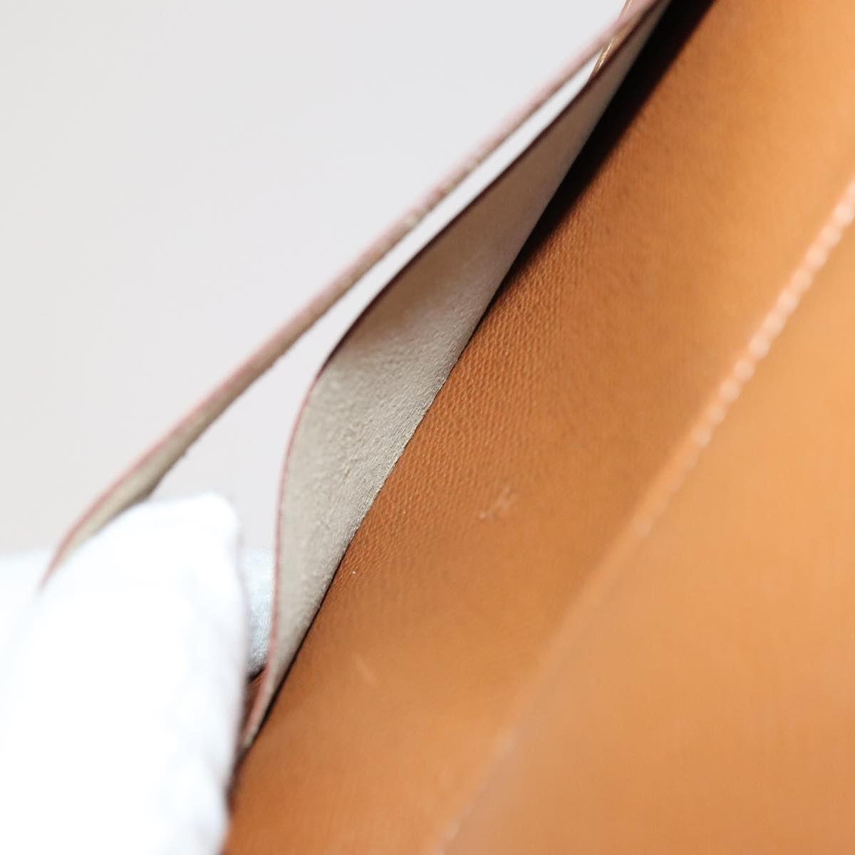 HERMES Day Planner Cover Leather 3Set Black Brown gray Auth bs21520