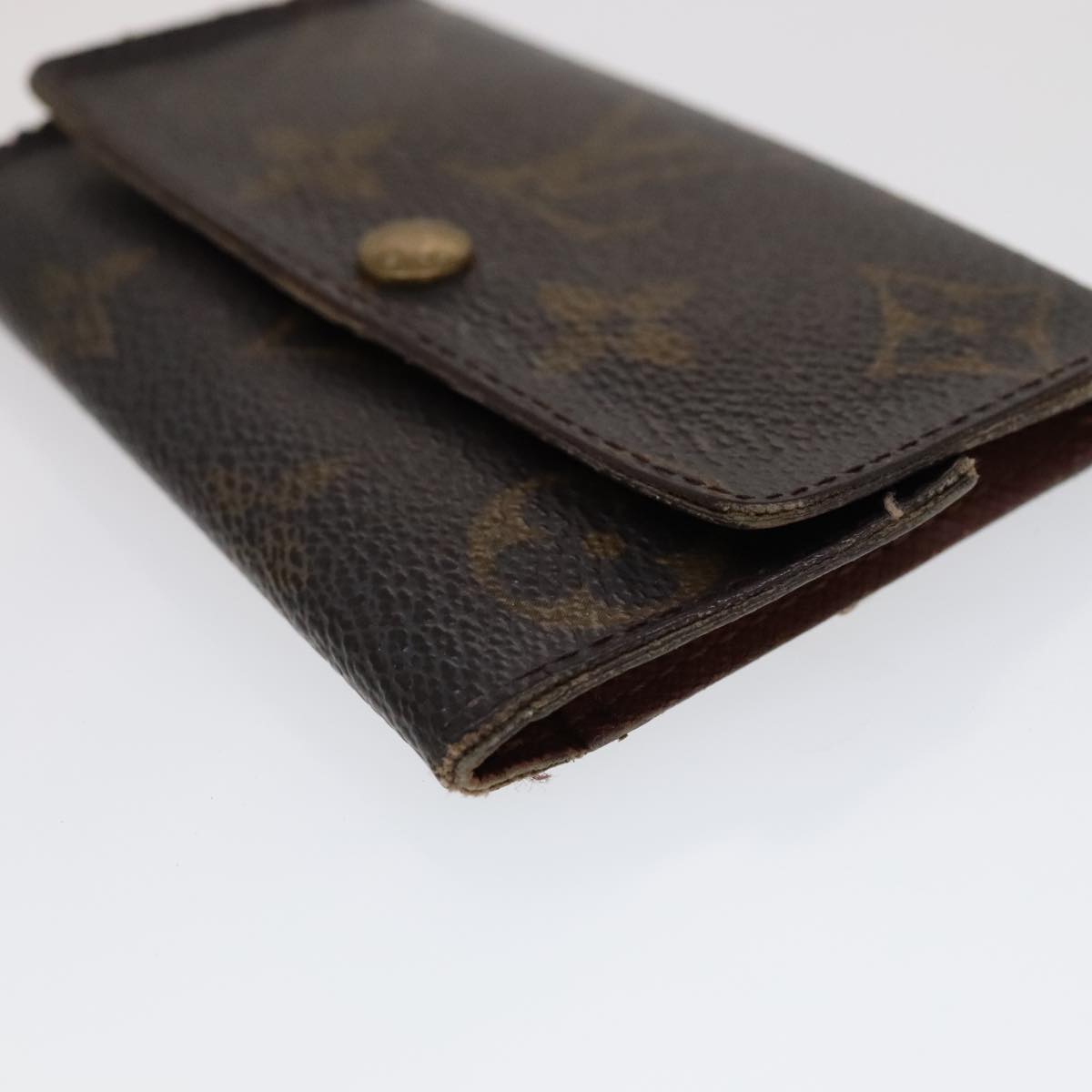 LOUIS VUITTON Monogram Key Case Wallet 4Set LV Auth bs21530