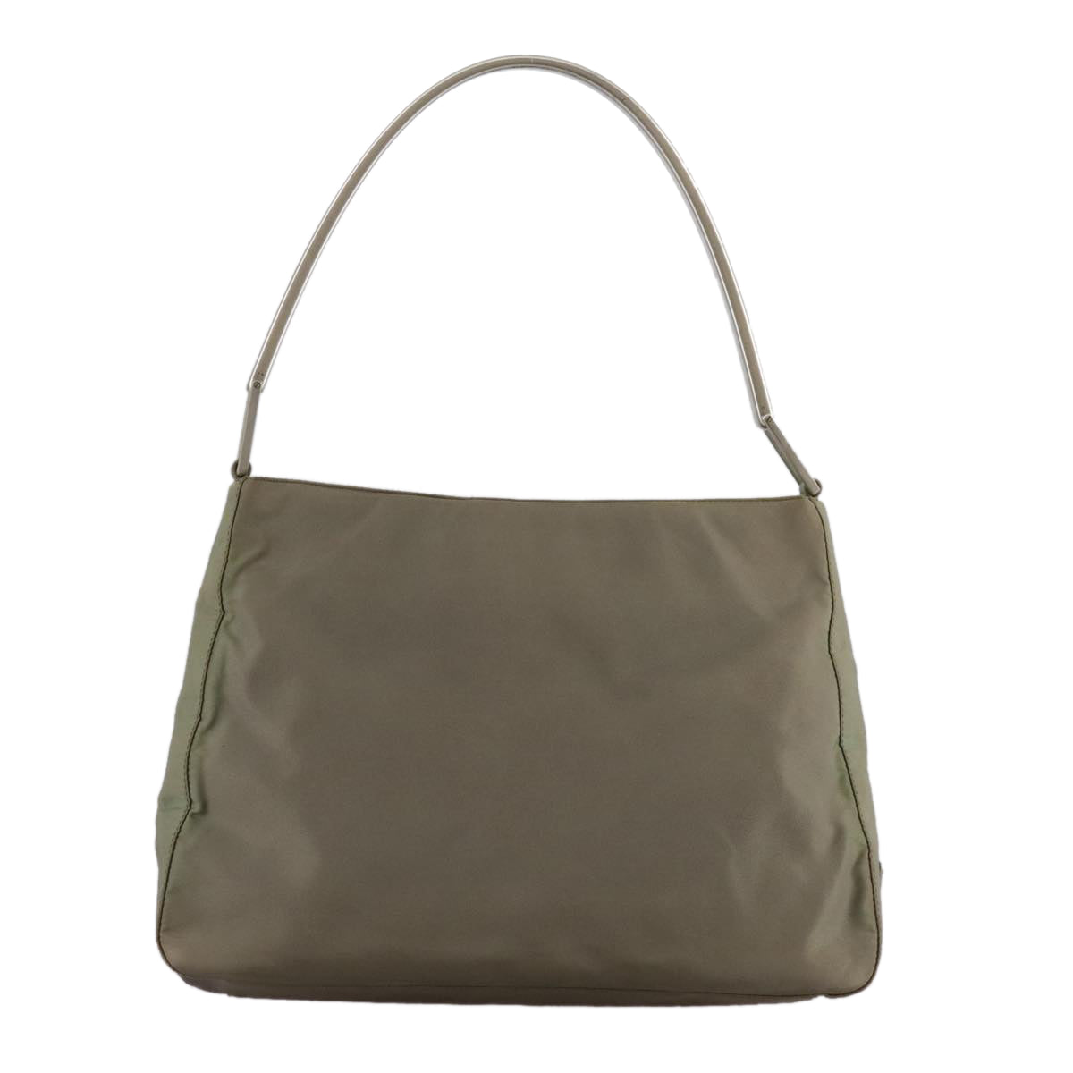 PRADA Shoulder Bag Nylon Khaki Auth bs21541