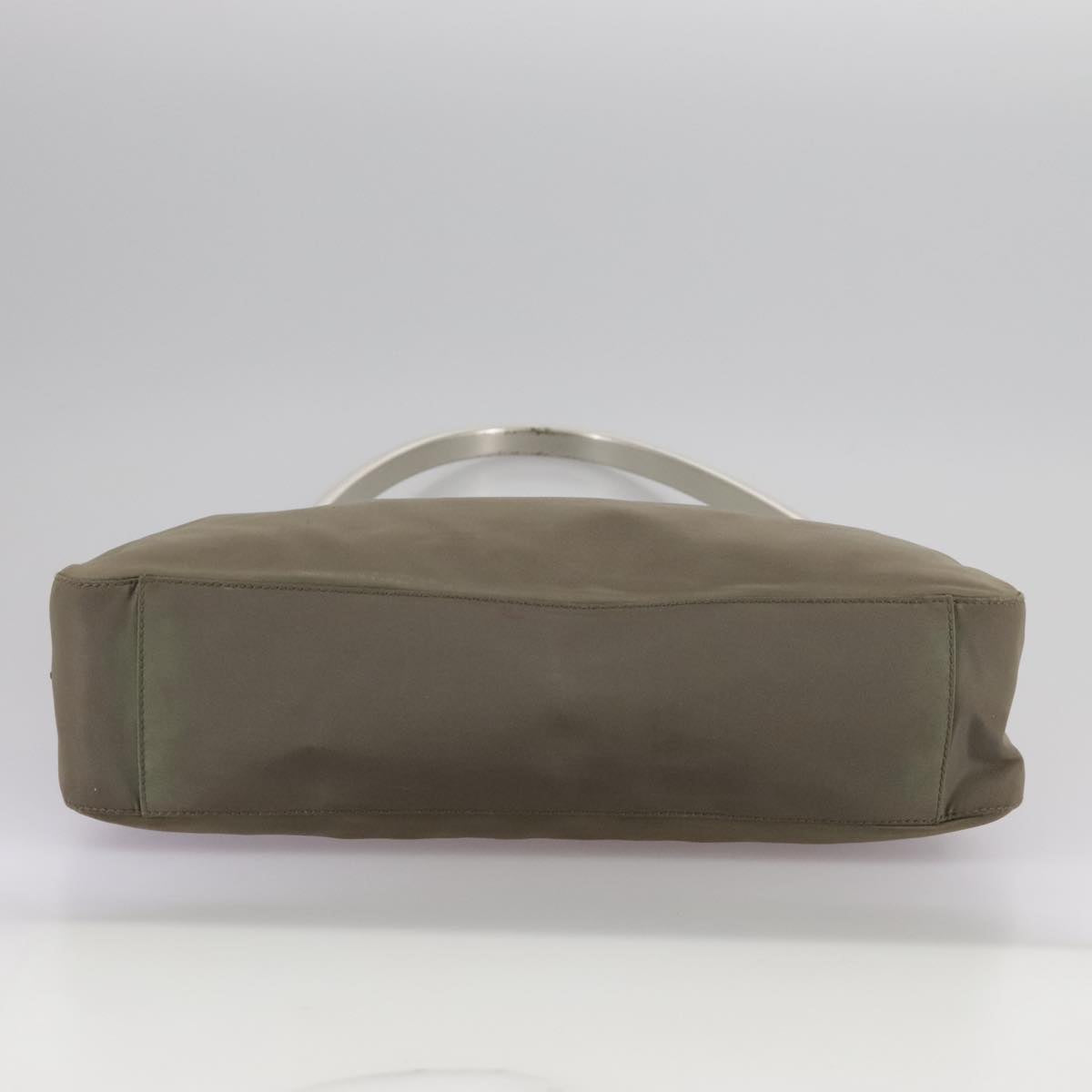 PRADA Shoulder Bag Nylon Khaki Auth bs21541