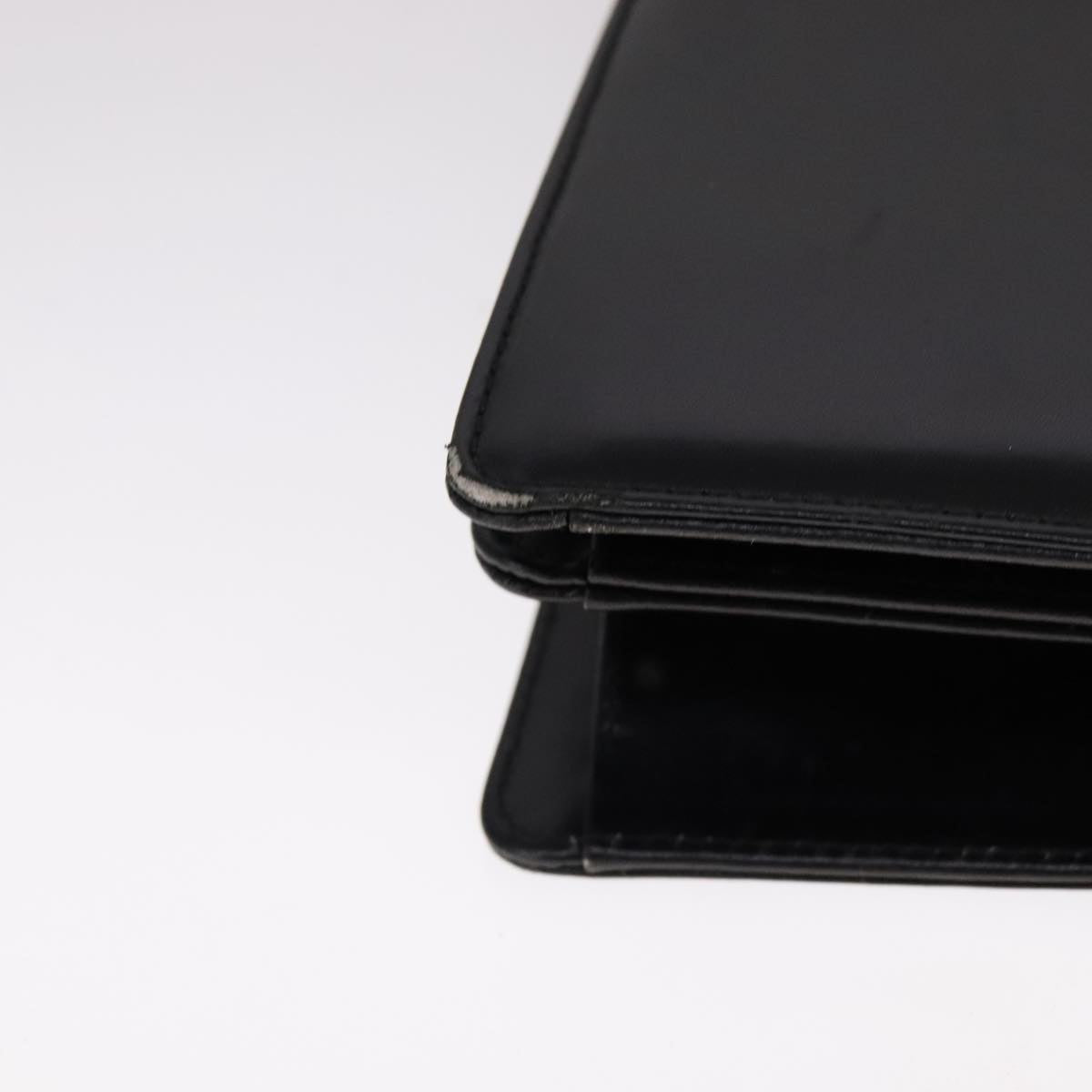 Salvatore Ferragamo Hand Bag Leather 2way Black Auth bs21557