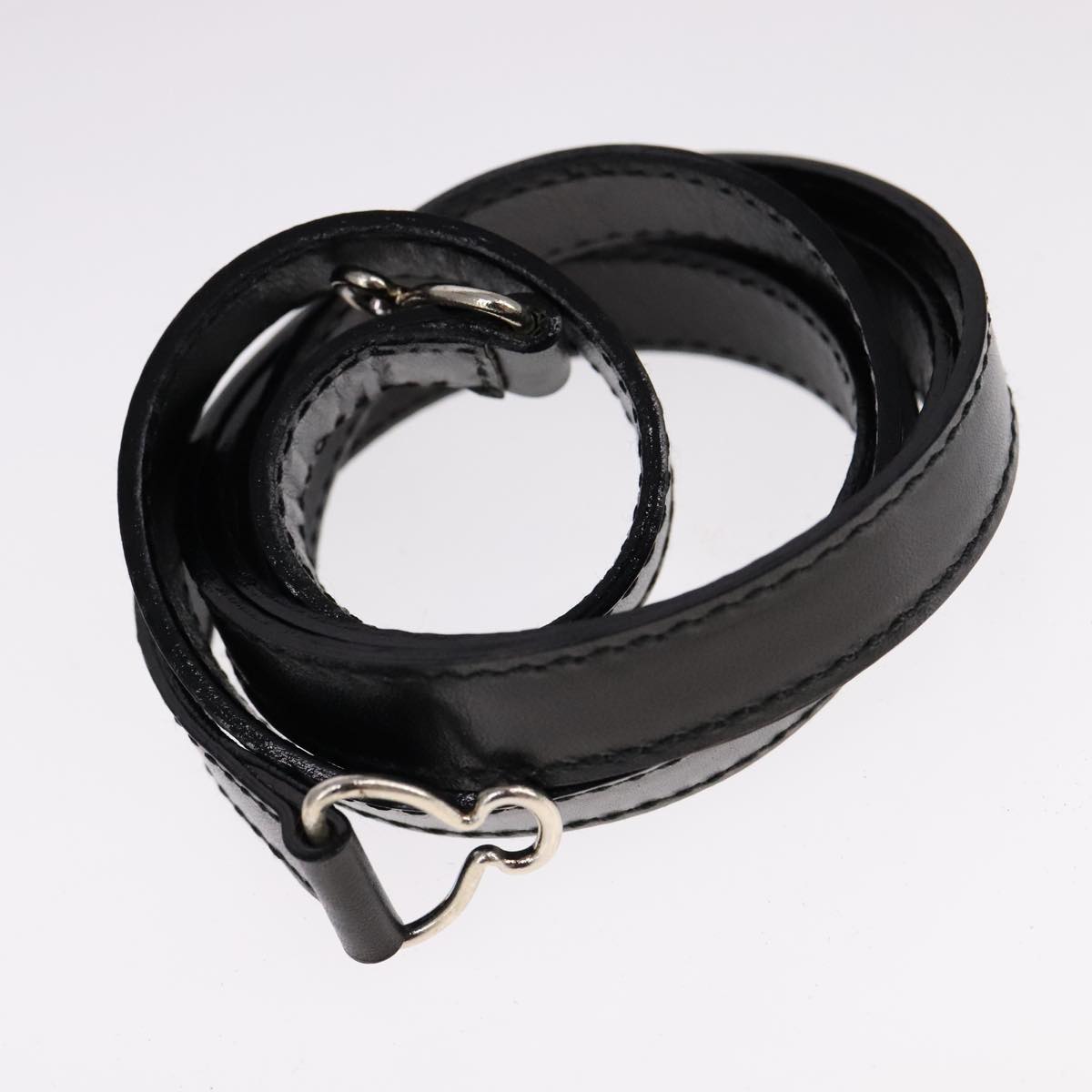 Salvatore Ferragamo Hand Bag Leather 2way Black Auth bs21557