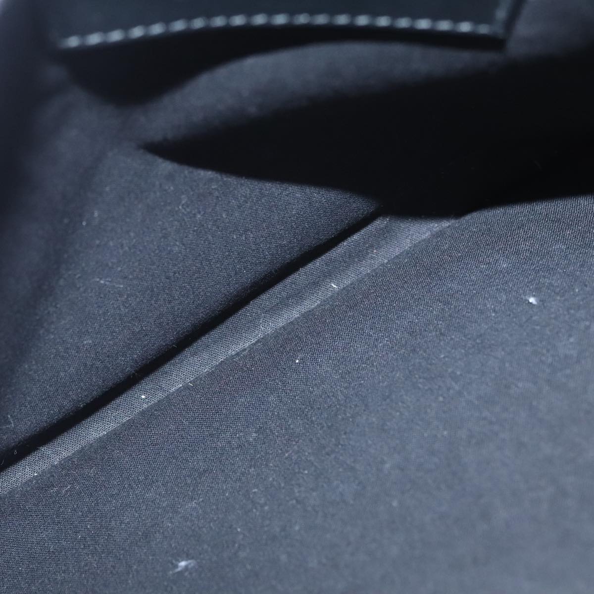 BALENCIAGA Clutch Bag Canvas Black White 420407 Auth bs21562