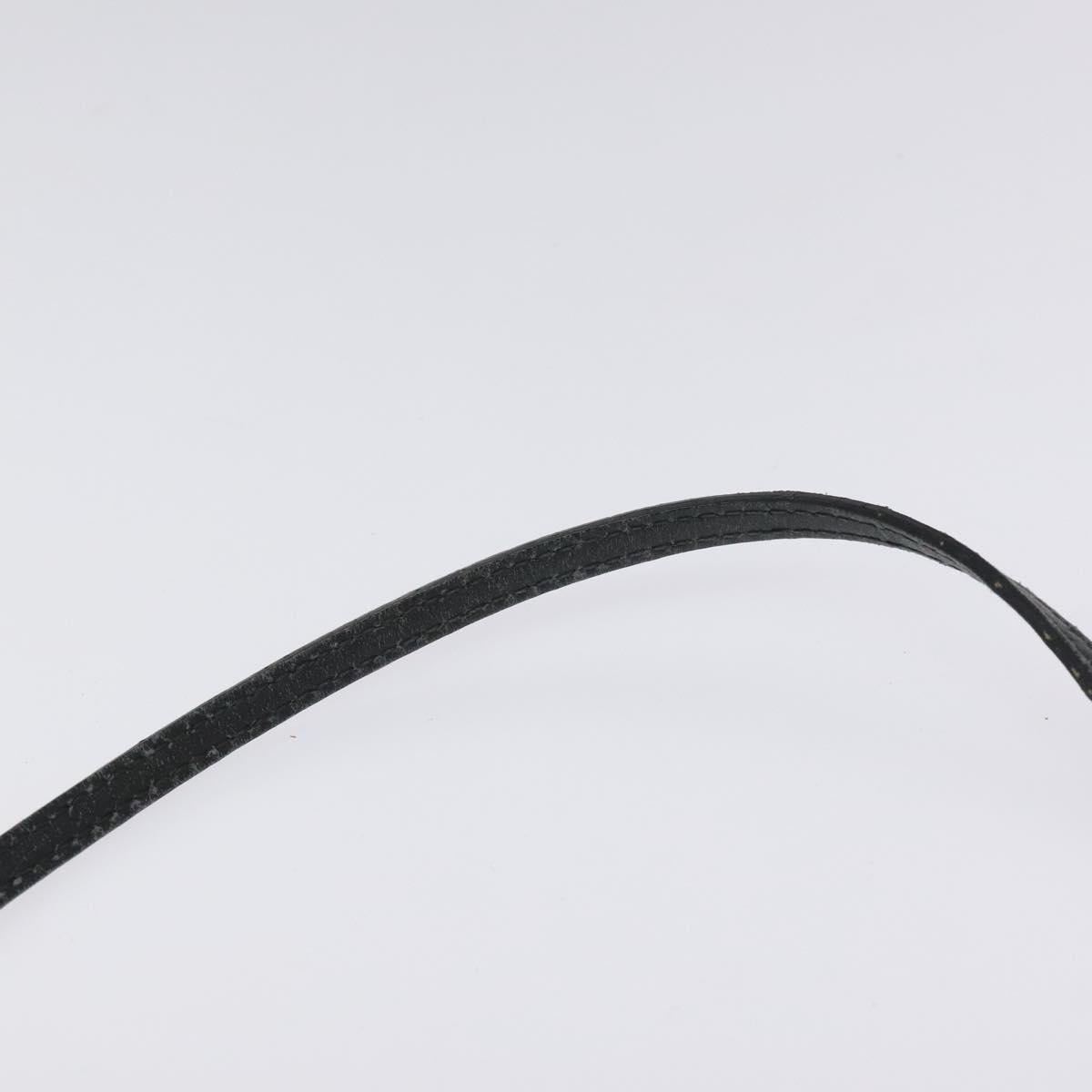 BALENCIAGA Shoulder Bag Canvas Leather White Black 339937 Auth bs21563