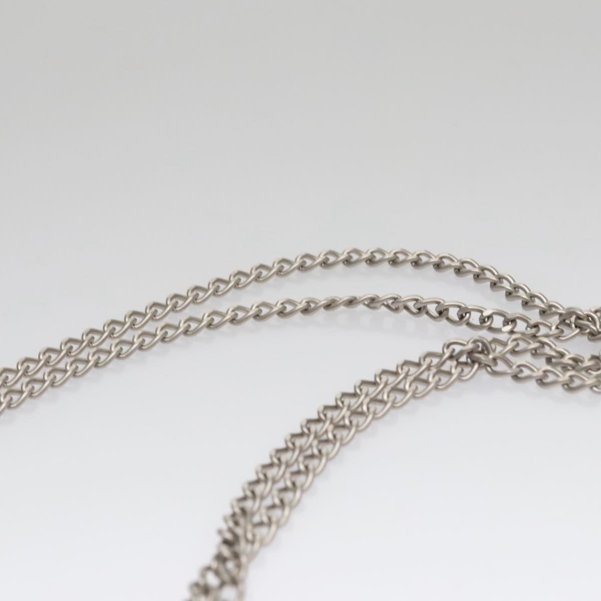 CHANEL Hologram Chain Shoulder Bag Vinyl Purple CC Auth bs21582