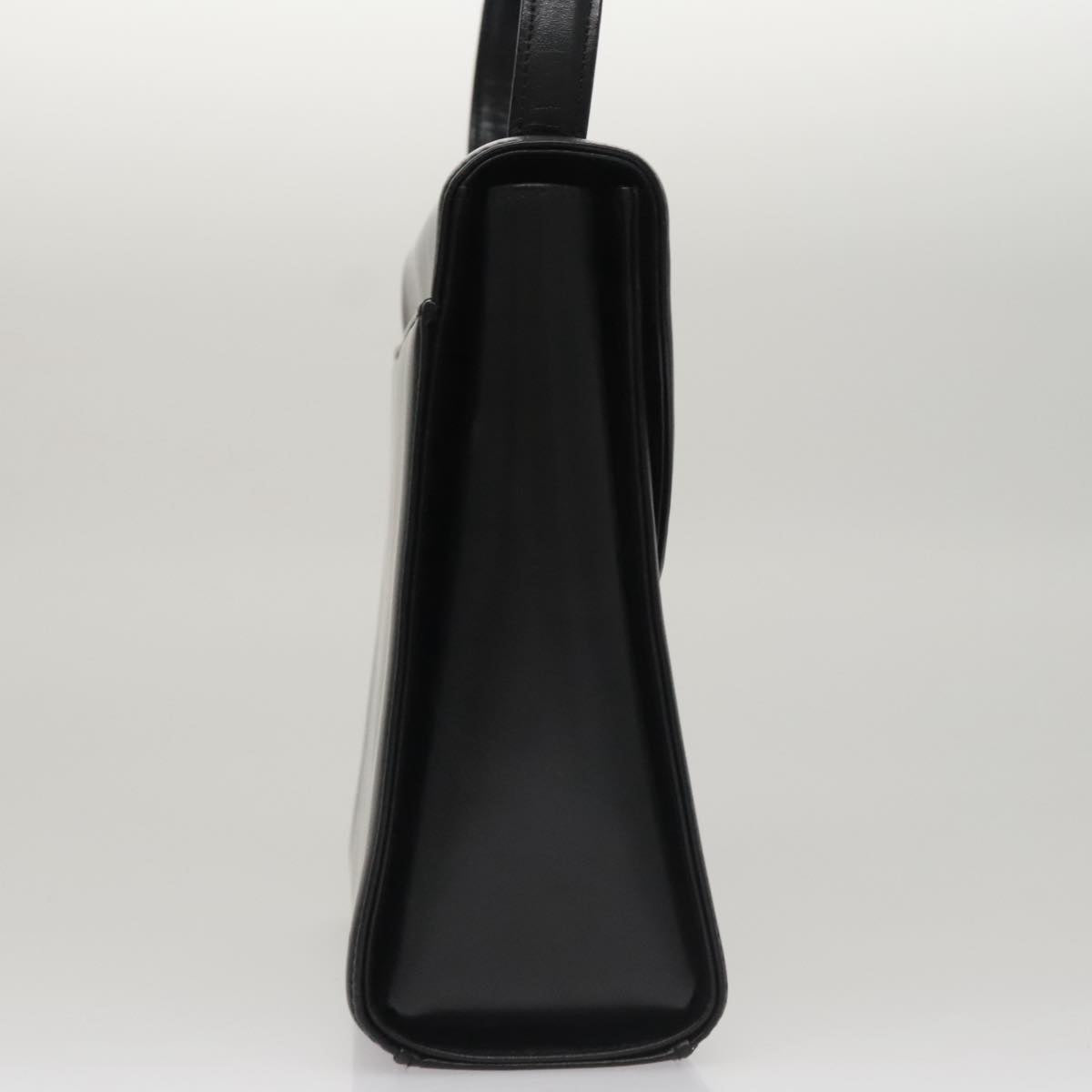 GIVENCHY Hand Bag Leather Black Auth bs21583