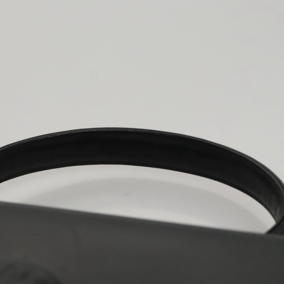 GIVENCHY Hand Bag Leather Black Auth bs21583