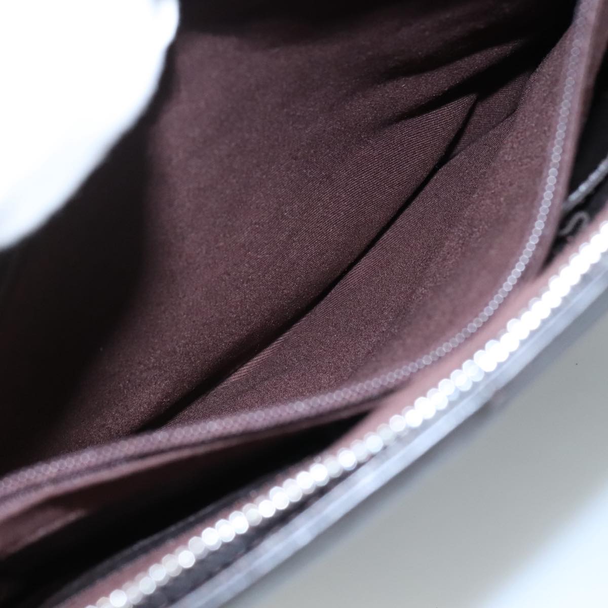 BALLY Shoulder Bag Leather Brown Auth bs21592