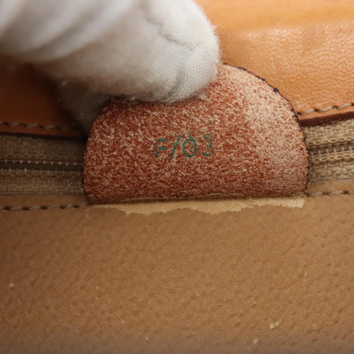 CELINE Macadam Canvas Hand Bag PVC Leather Brown Auth bs21604