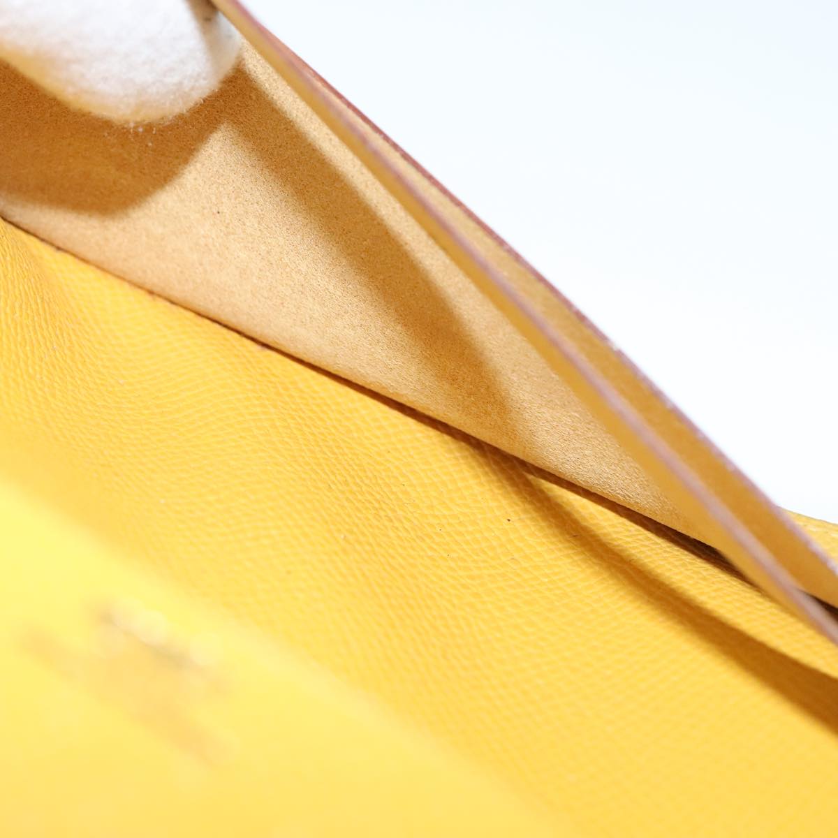 HERMES Day Planner Cover Leather Green Auth bs21645