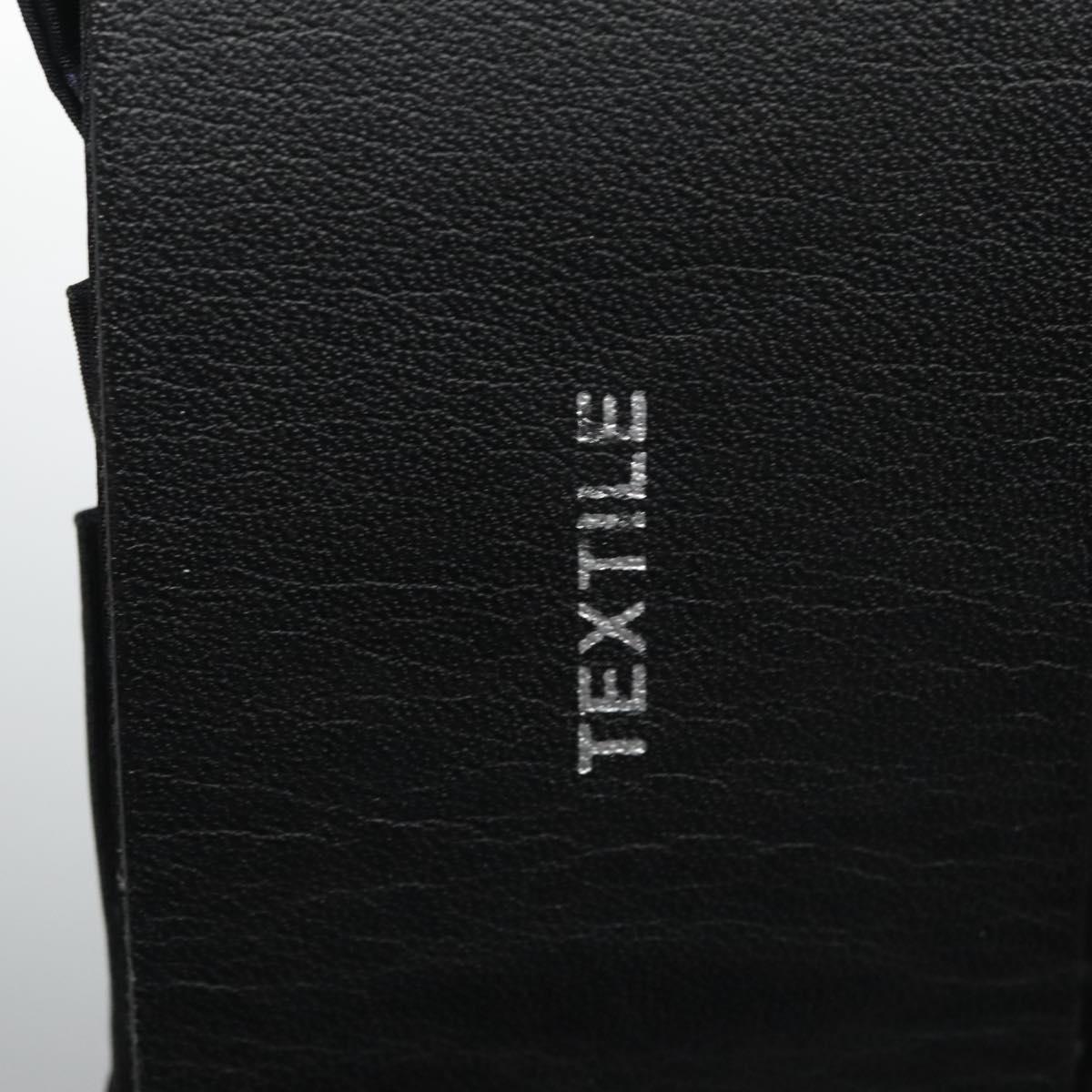 CHANEL Belt Leather 29.9"" Black CC Auth bs21650