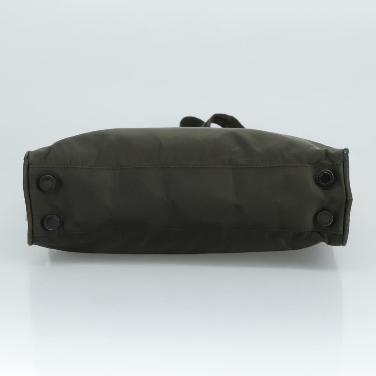 PRADA Tote Bag Nylon Khaki Auth bs21656