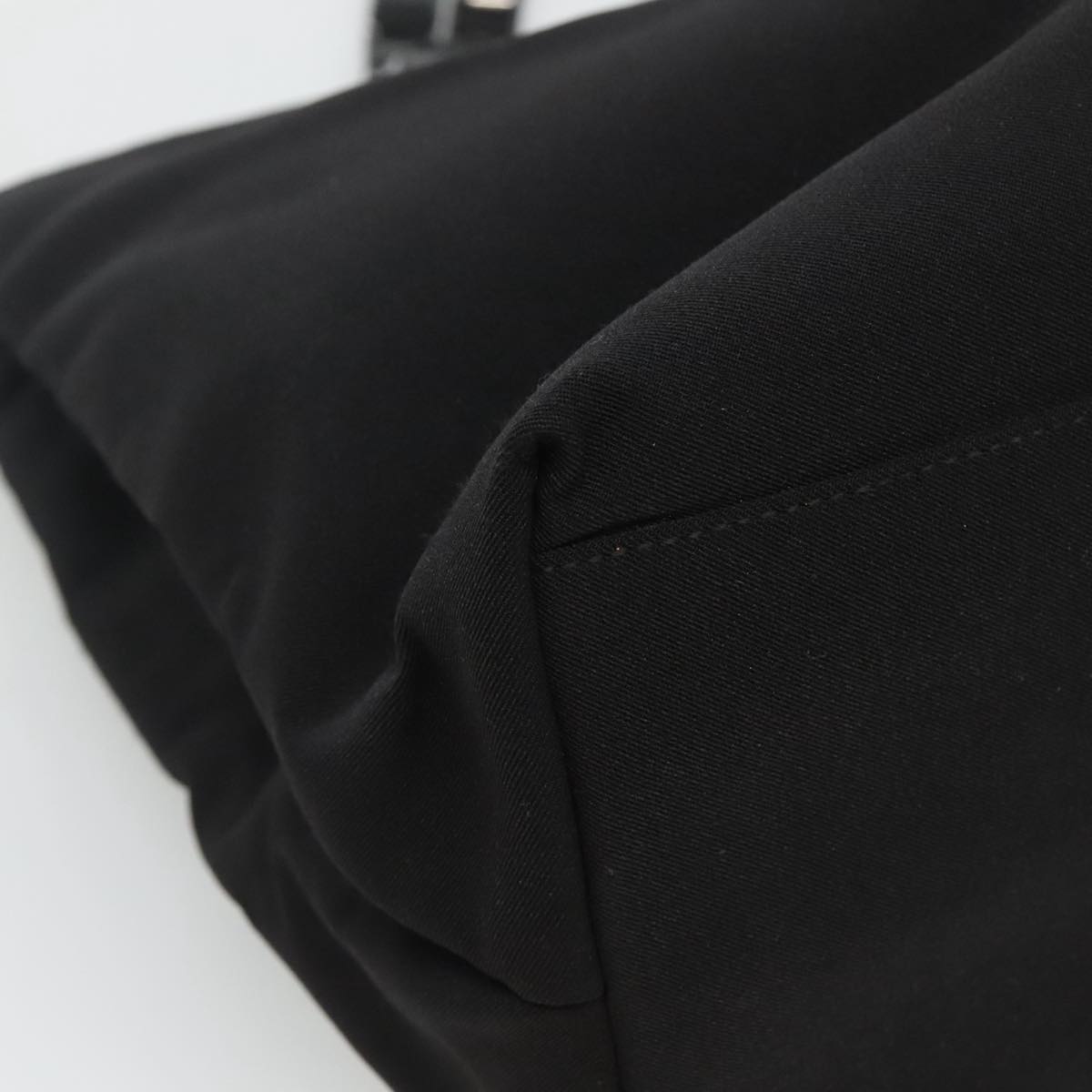 Salvatore Ferragamo Tote Bag Canvas Black Auth bs21725