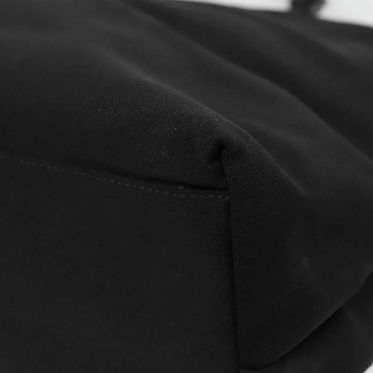 Salvatore Ferragamo Tote Bag Canvas Black Auth bs21725