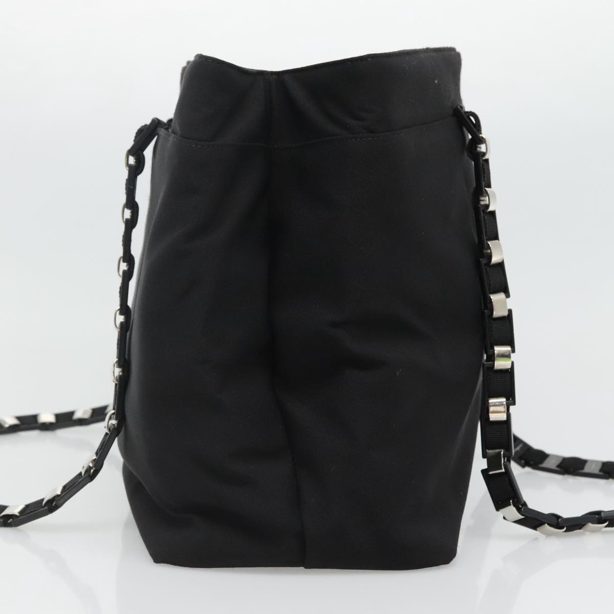 Salvatore Ferragamo Tote Bag Canvas Black Auth bs21725