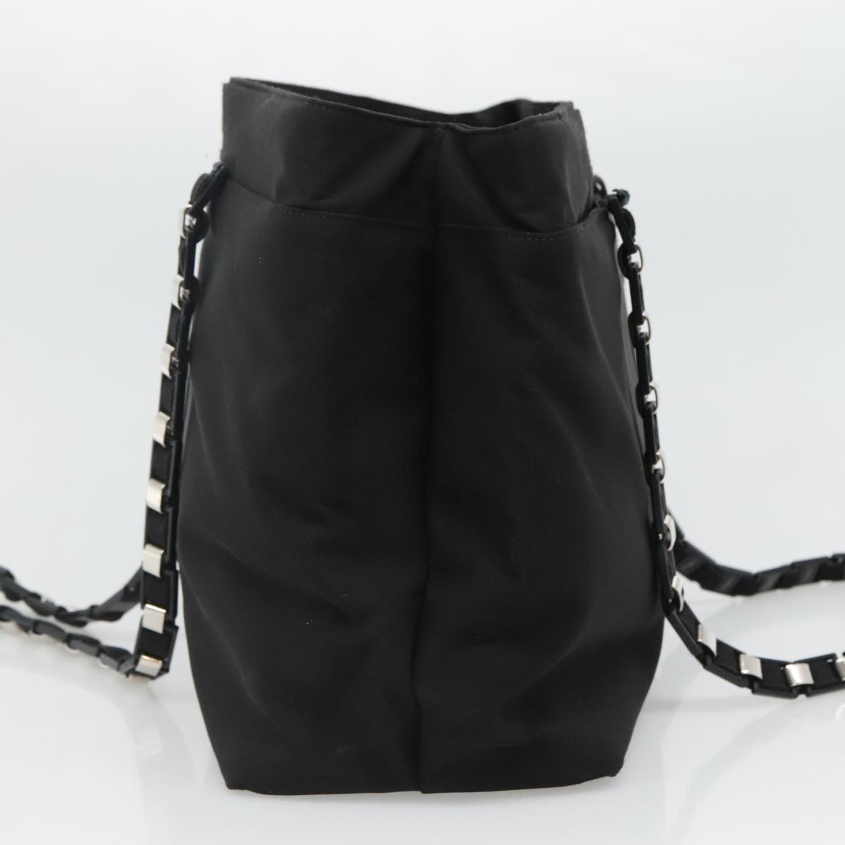 Salvatore Ferragamo Tote Bag Canvas Black Auth bs21725