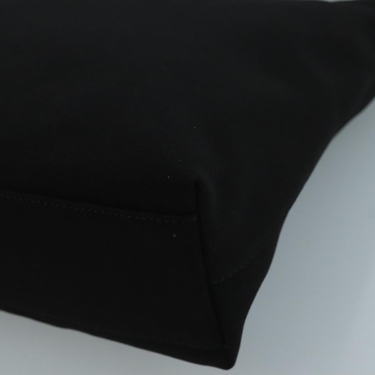 Salvatore Ferragamo Shoulder Bag Canvas Black Auth bs21726