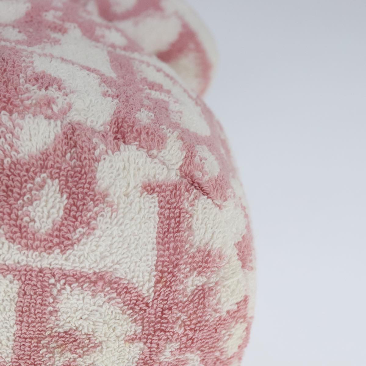 Christian Dior Purse Pouch Pile Pink White Auth bs21872