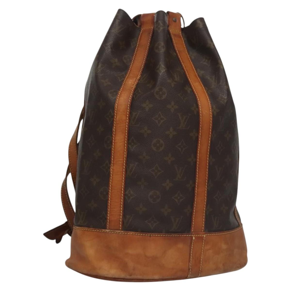 LOUIS VUITTON Monogram Randonnee GM Shoulder Bag M42244 LV Auth bs21916