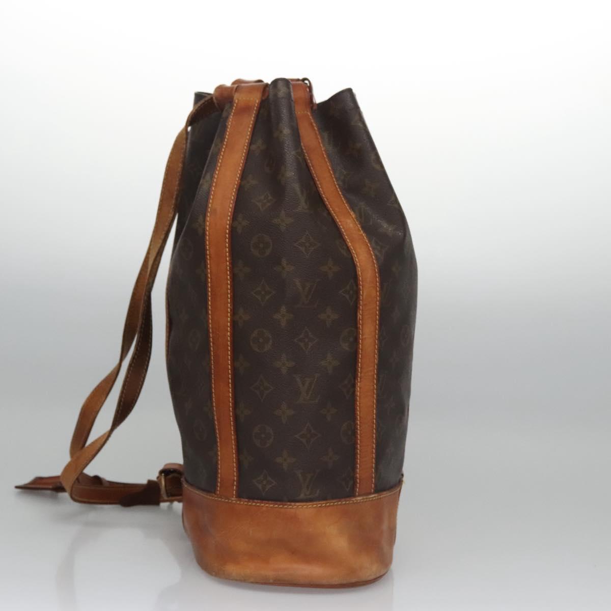 LOUIS VUITTON Monogram Randonnee GM Shoulder Bag M42244 LV Auth bs21916