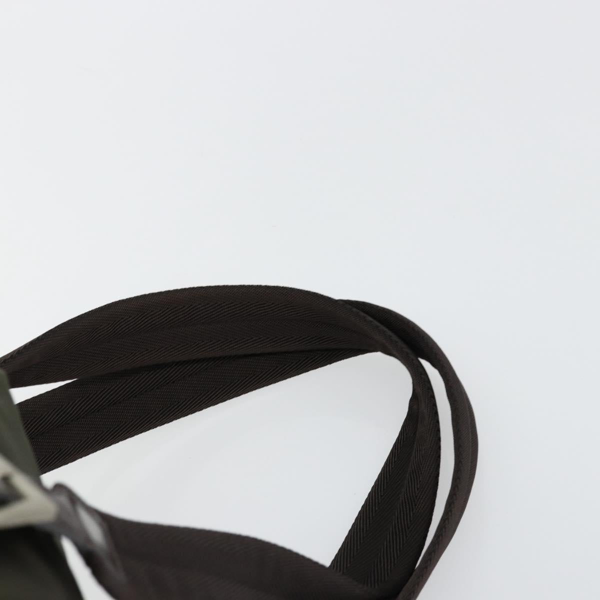 PRADA Backpack Nylon Khaki Auth bs22082