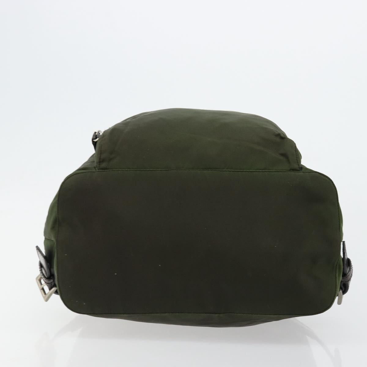 PRADA Backpack Nylon Khaki Auth bs22082
