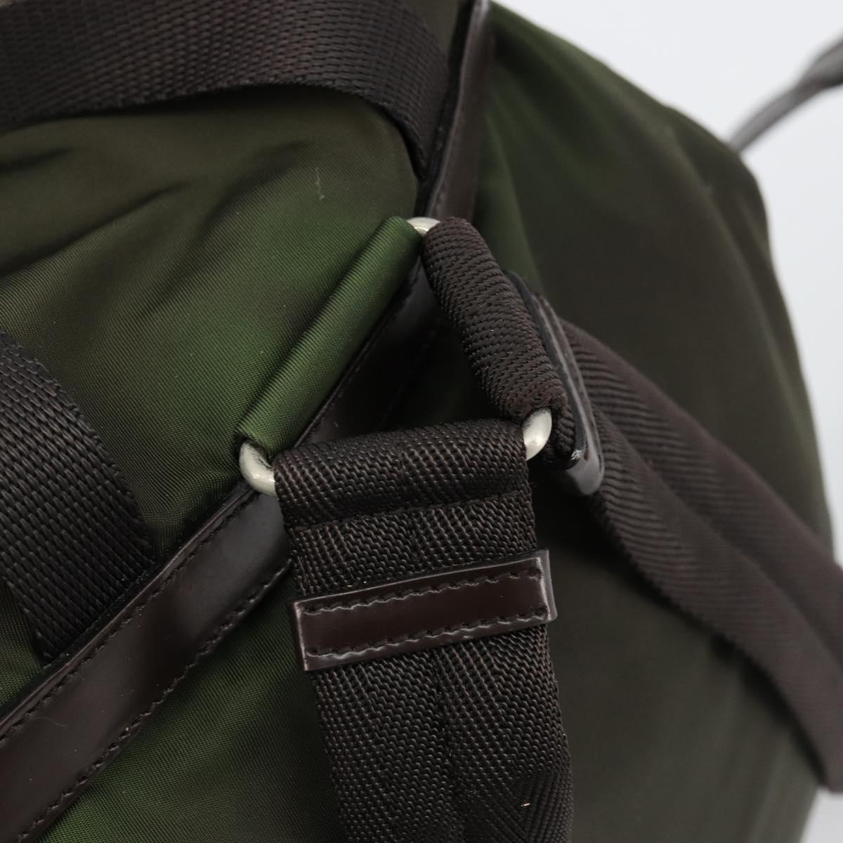 PRADA Backpack Nylon Khaki Auth bs22082