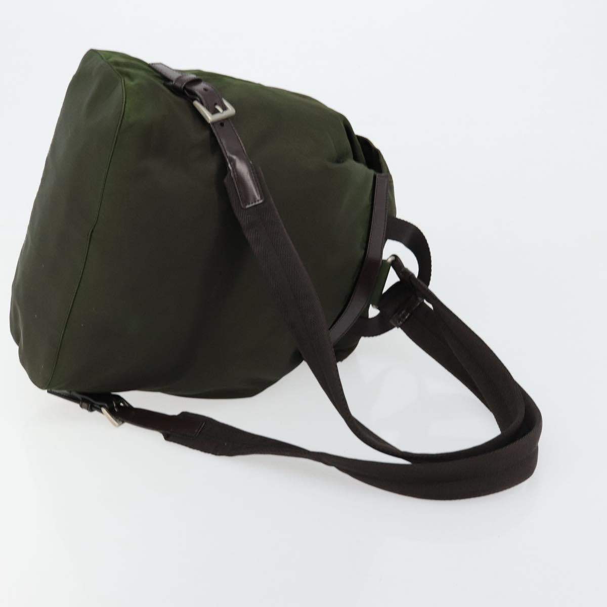 PRADA Backpack Nylon Khaki Auth bs22082