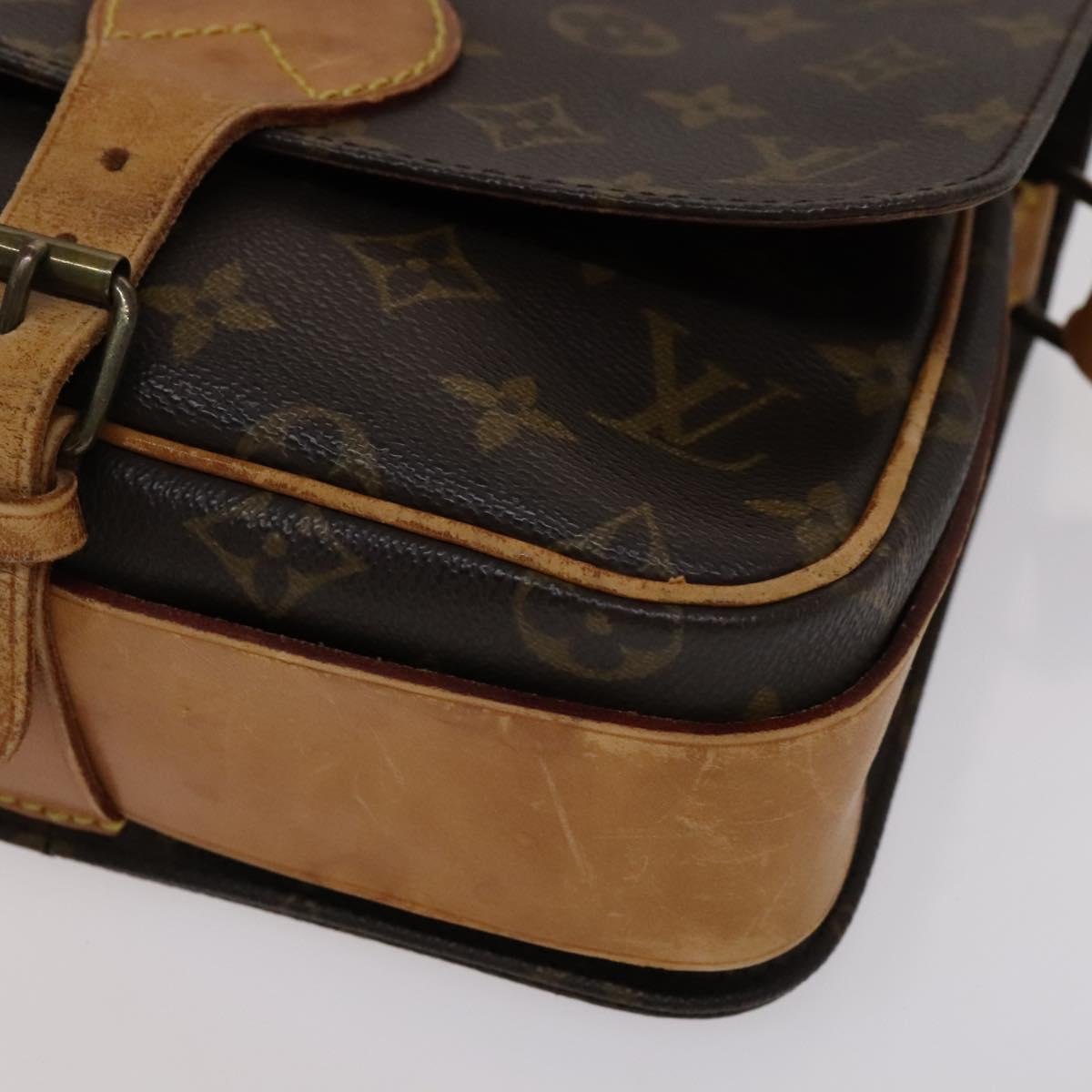 LOUIS VUITTON Monogram Cartouchiere MM Shoulder Bag M51253 LV Auth bs22105