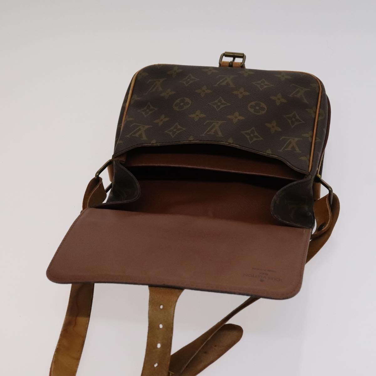 LOUIS VUITTON Monogram Cartouchiere MM Shoulder Bag M51253 LV Auth bs22105