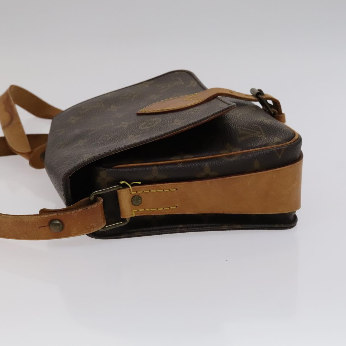 LOUIS VUITTON Monogram Cartouchiere MM Shoulder Bag M51253 LV Auth bs22105