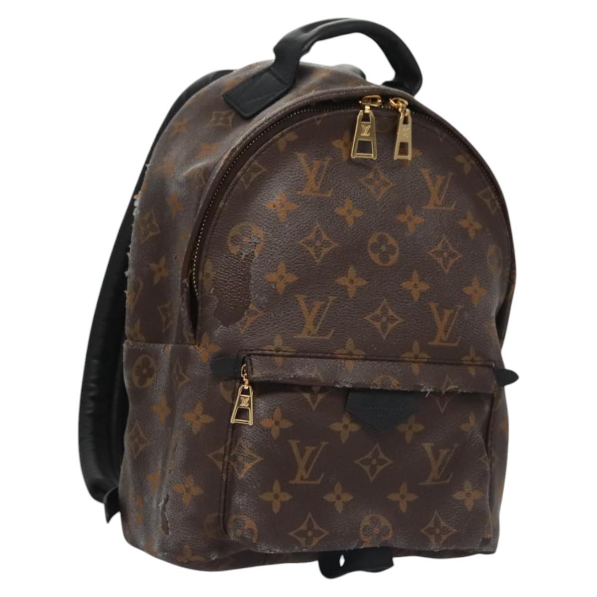 LOUIS VUITTON Monogram Palm Springs PM Backpack M41980 LV Auth bs22143