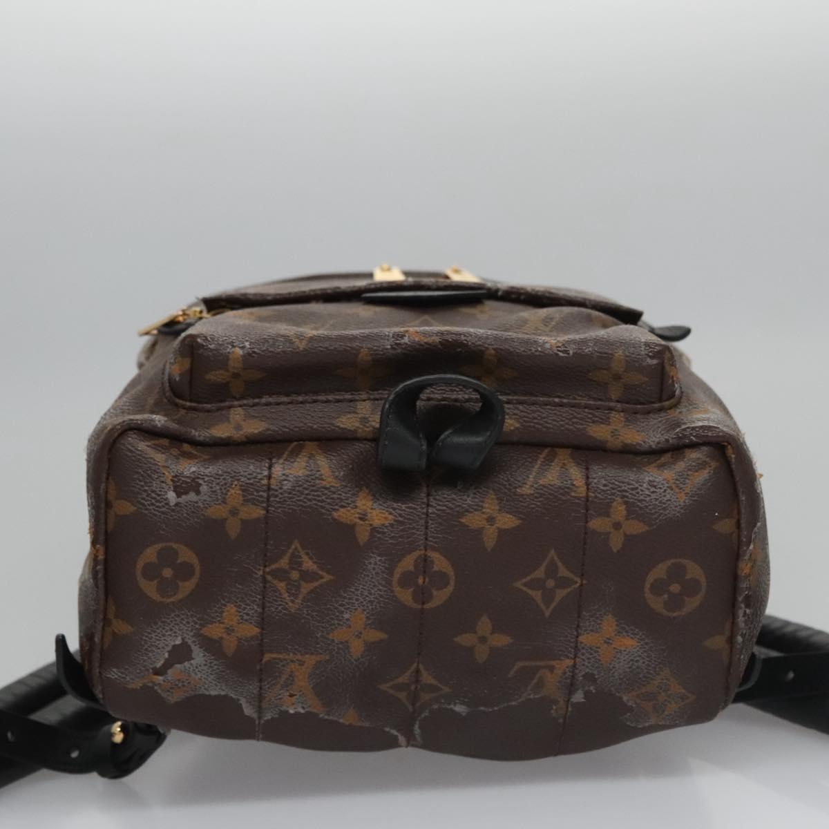 LOUIS VUITTON Monogram Palm Springs PM Backpack M41980 LV Auth bs22143